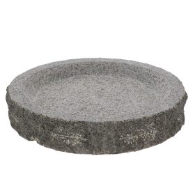 Gránit madáritató és etető tál, 36 cm átmérőjű