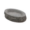 Gránit madáritató és etető tál, ovális, 30,5 x 20 cm, csomag, 4 db