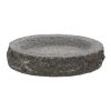 Gránit madáritató és etető tál, ovális, 30,5 x 20 cm, csomag, 4 db