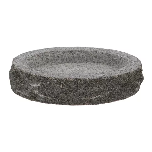 Gránit madáritató és etető tál, ovális, 30,5 x 20 cm, csomag, 4 db