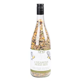 Madáreleség mix elegáns borosüvegben, csomag, 12 db