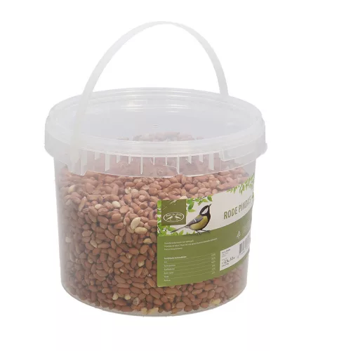Vörös mogyoró madáreleség vödörben, 2,5 kg, csomag, 20 db