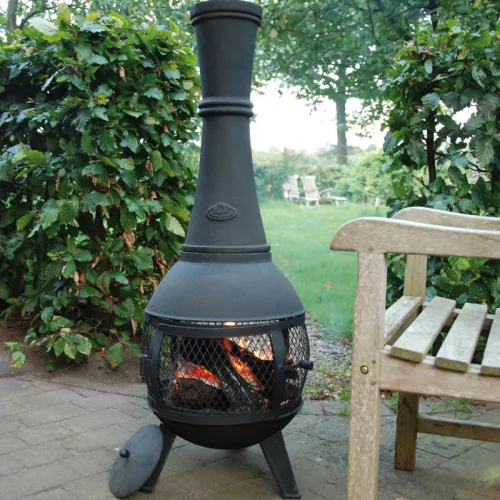 Öntöttvas teraszfűtő kályha ráccsal, 120 cm, csomag, 2 db
