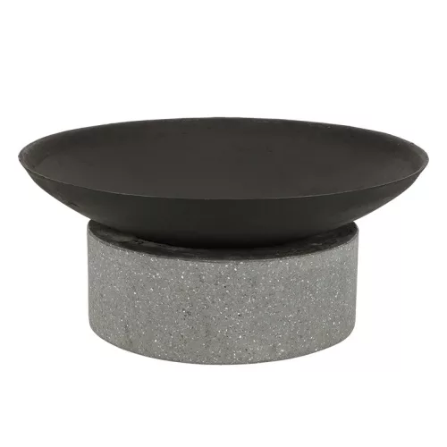 Öntöttvas tűzrakó tál gránit gyűrűn, 59 cm átmérőjű, csomag, 4 db