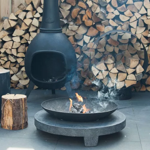 Kör alakú fém fatároló, 58 cm átmérőjű, csomag, 2 db