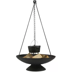   Tűzrakó tálra szerelhető fém bográcstartó állvány lánccal, 118 cm, csomag, 4 db