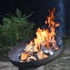 Fém tűzrakó tál, aszimmetrikus alakú, csomag, 2 db