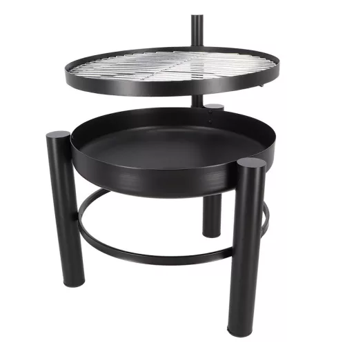 BBQ tűzrakó tál grillráccsal, 66 cm átmérőjű, csomag, 2 db