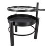 BBQ tűzrakó tál grillráccsal, 66 cm átmérőjű, csomag, 2 db