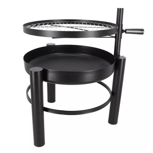 BBQ tűzrakó tál grillráccsal, 66 cm átmérőjű, csomag, 2 db