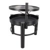 BBQ tűzrakó tál grillráccsal, 66 cm átmérőjű, csomag, 2 db