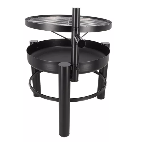 BBQ tűzrakó tál grillráccsal, 66 cm átmérőjű, csomag, 2 db