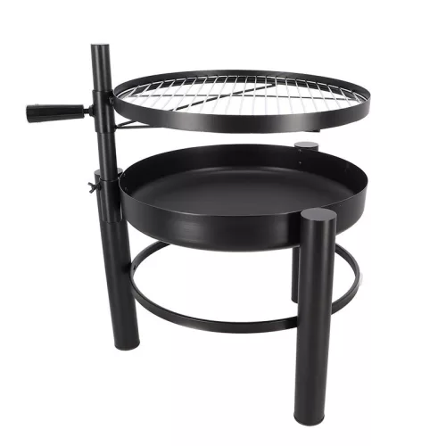 BBQ tűzrakó tál grillráccsal, 66 cm átmérőjű, csomag, 2 db