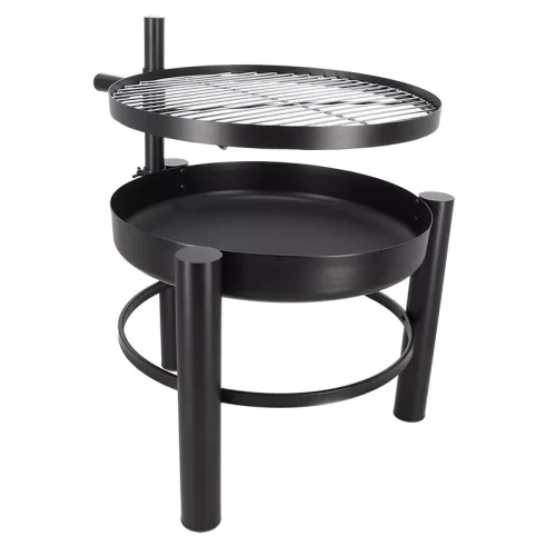 BBQ tűzrakó tál grillráccsal, 66 cm átmérőjű, csomag, 2 db