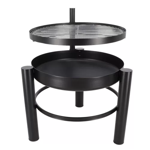 BBQ tűzrakó tál grillráccsal, 66 cm átmérőjű, csomag, 2 db
