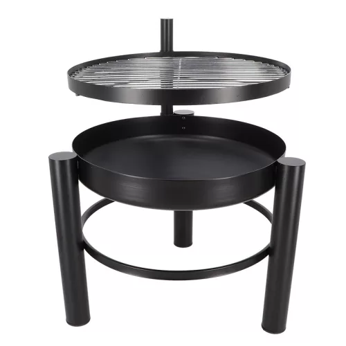 BBQ tűzrakó tál grillráccsal, 66 cm átmérőjű