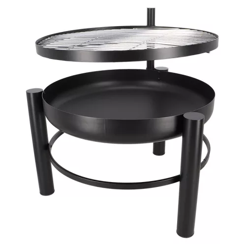 BBQ tűzrakó tál grillráccsal, 78 cm átmérőjű, csomag, 2 db