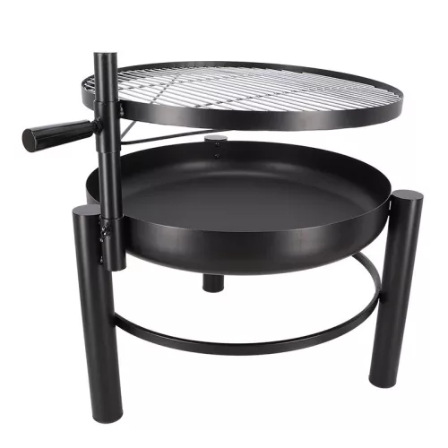 BBQ tűzrakó tál grillráccsal, 78 cm átmérőjű, csomag, 2 db