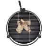 BBQ tűzrakó tál grillráccsal, 78 cm átmérőjű, csomag, 2 db