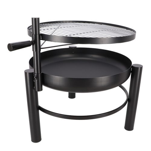 BBQ tűzrakó tál grillráccsal, 78 cm átmérőjű