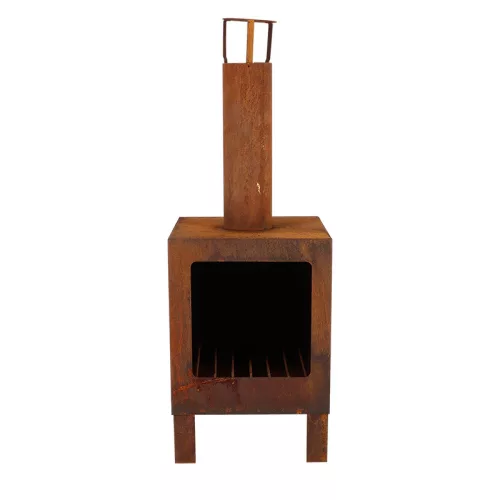 Rozsdásított felületű teraszfűtés 108 x 38 x 38 cm, csomag, 2 db