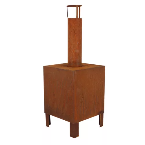 Rozsdásított felületű teraszfűtés 108 x 38 x 38 cm, csomag, 2 db