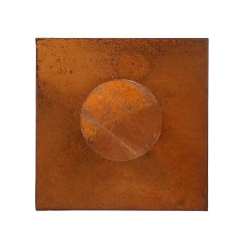 Rozsdásított felületű teraszfűtés 108 x 38 x 38 cm, csomag, 2 db