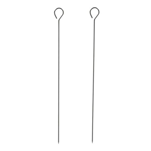 Rozsdamentes acél BBQ nyárs, 10 db-os, 30 cm, csomag, 36 db