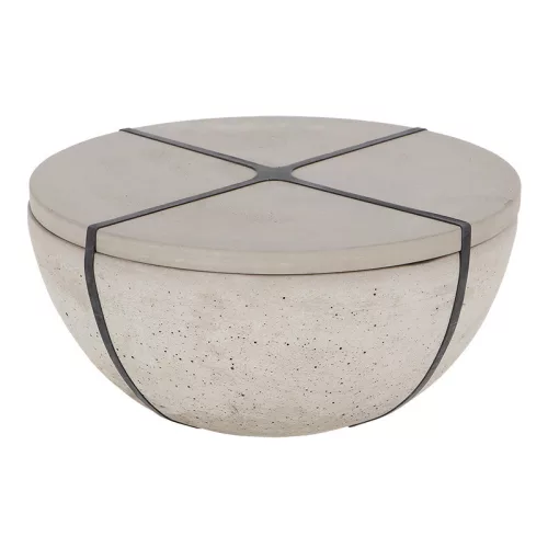 Kültéri gyertya beton tartóban, 28 cm átmérőjű ,csomag, 30 db