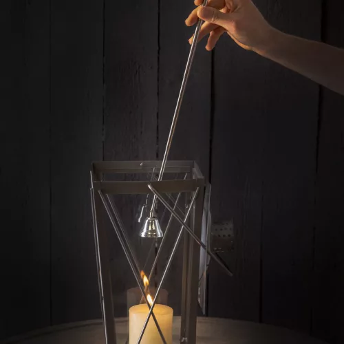 Gyertya koppintó, teleszkópos nyéllel, 58 cm, csomag, 24 db