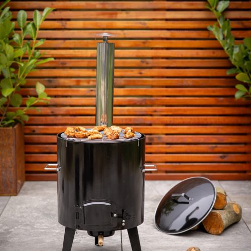 Kültéri fém főző szett