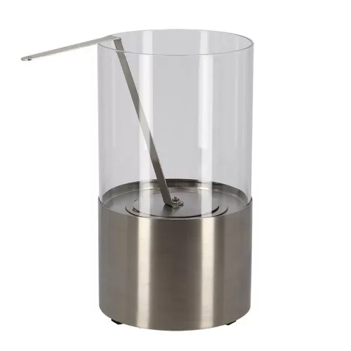 Füstmentes bioethanol asztali kandalló, rozsdamentes acél, 16,4 cm átmérőjű ,csomag, 2 db