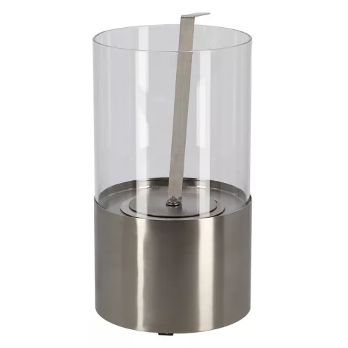 Füstmentes bioethanol asztali kandalló, rozsdamentes acél, 16,4 cm átmérőjű ,csomag, 2 db