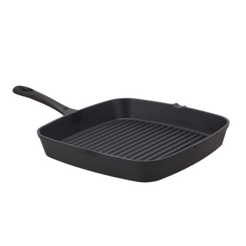 Öntöttvas grill serpenyő, 35,5 x 24 cm, csomag, 6 db