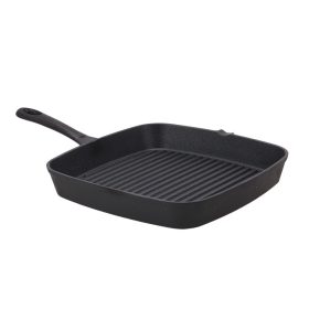 Öntöttvas grill serpenyő, 35,5 x 24 cm