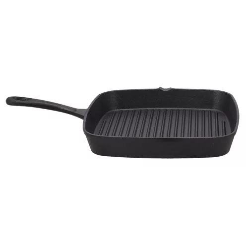 Öntöttvas grill serpenyő, 35,5 x 24 cm