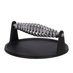   Öntöttvas hamburgerhús formázó, steak nehezék, 18 cm átmérőjű