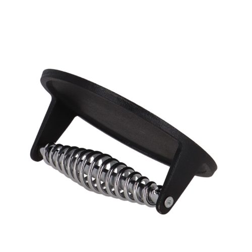 Öntöttvas hamburgerhús formázó, steak nehezék, 18 cm átmérőjű