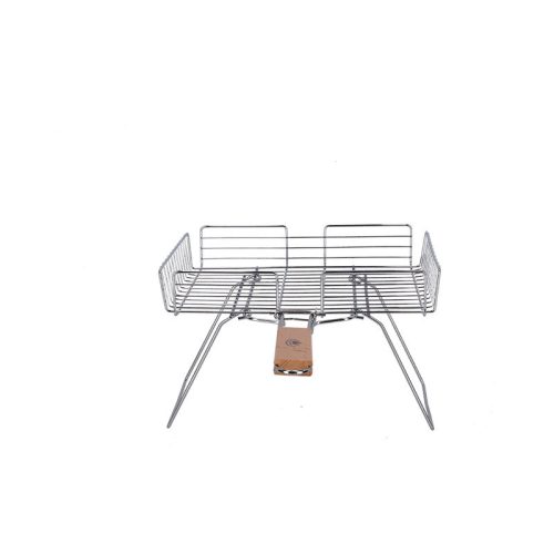 Grill kosár, összecsukható állvánnyal, 31,5 x 53 cm, csomag, 12 db