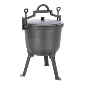   Öntöttvas vadászfazék zárható fedéllel, 6,8 literes, csomag, 2 db