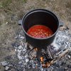 Öntöttvas vadászfazék zárható fedéllel, 6,8 literes, csomag, 2 db