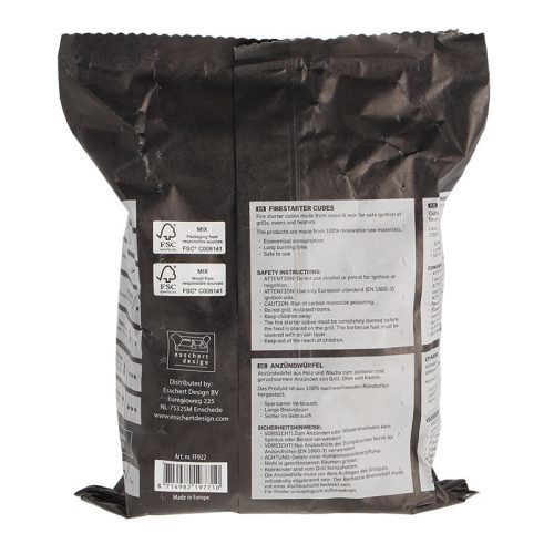 Begyújtó kocka fűrészporból, 72 db, csomag, 12 db