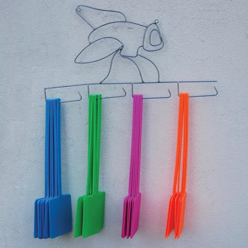 Légycsapó, rovar mintás, 42 cm, 4 féle, csomag, 96 db