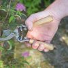 Rézzel bevont metszőolló, kőrisfa nyéllel, 20,5 cm, csomag, 6 db