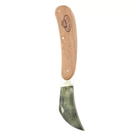   Rozsdamentes acél kertész kés, kőrisfa nyéllel, arany színű, 18 cm, csomag, 6 db