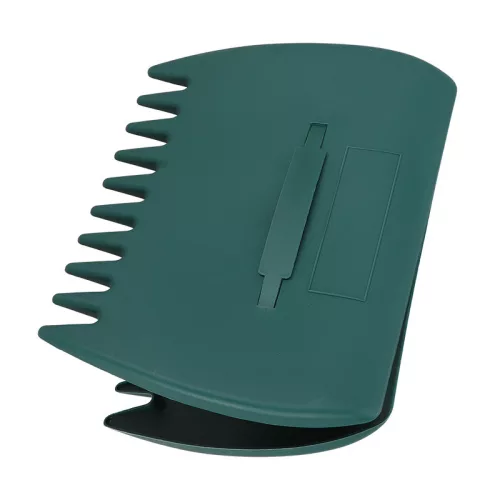 Levélgyűjtő kézi villa újrahasznosított anyagból, 34 x 25 cm, csomag, 12 db