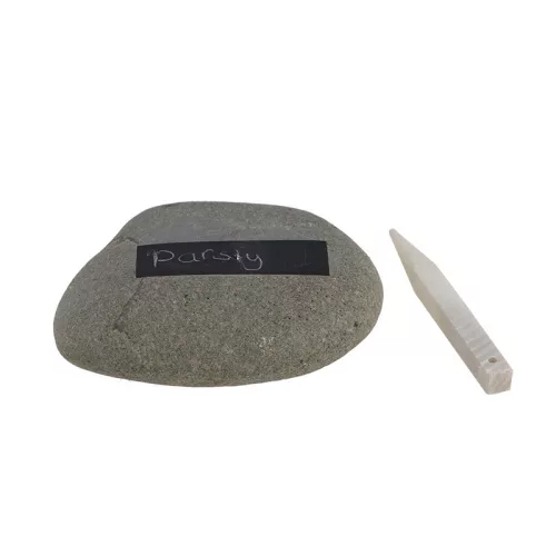 Növényjelölő kő, zsírkrétával, csomag, 12 db-os, csomag, 12 db