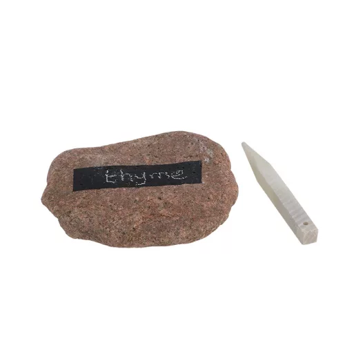 Növényjelölő kő, zsírkrétával, csomag, 12 db-os, csomag, 12 db