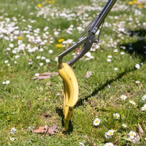 Rozsdamentes acél szemétszedő csipesz, 98,5 cm, csomag,  12 db