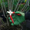 Fém ágvágó metszőolló, 17 cm, csomag,  12 db